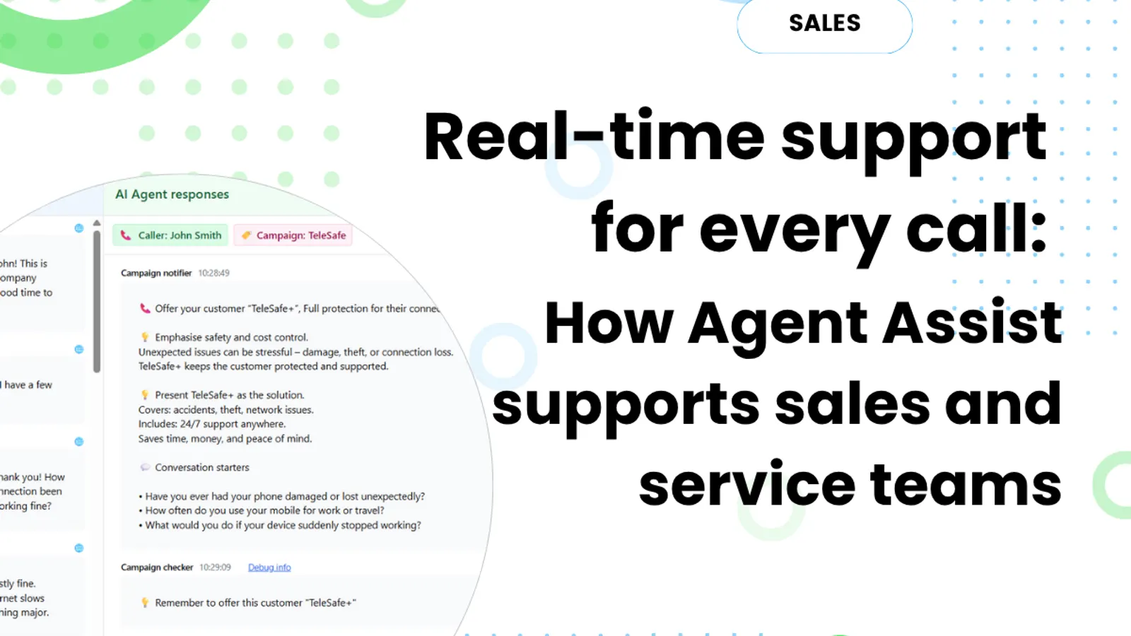 Real-time support with Agent Assist
